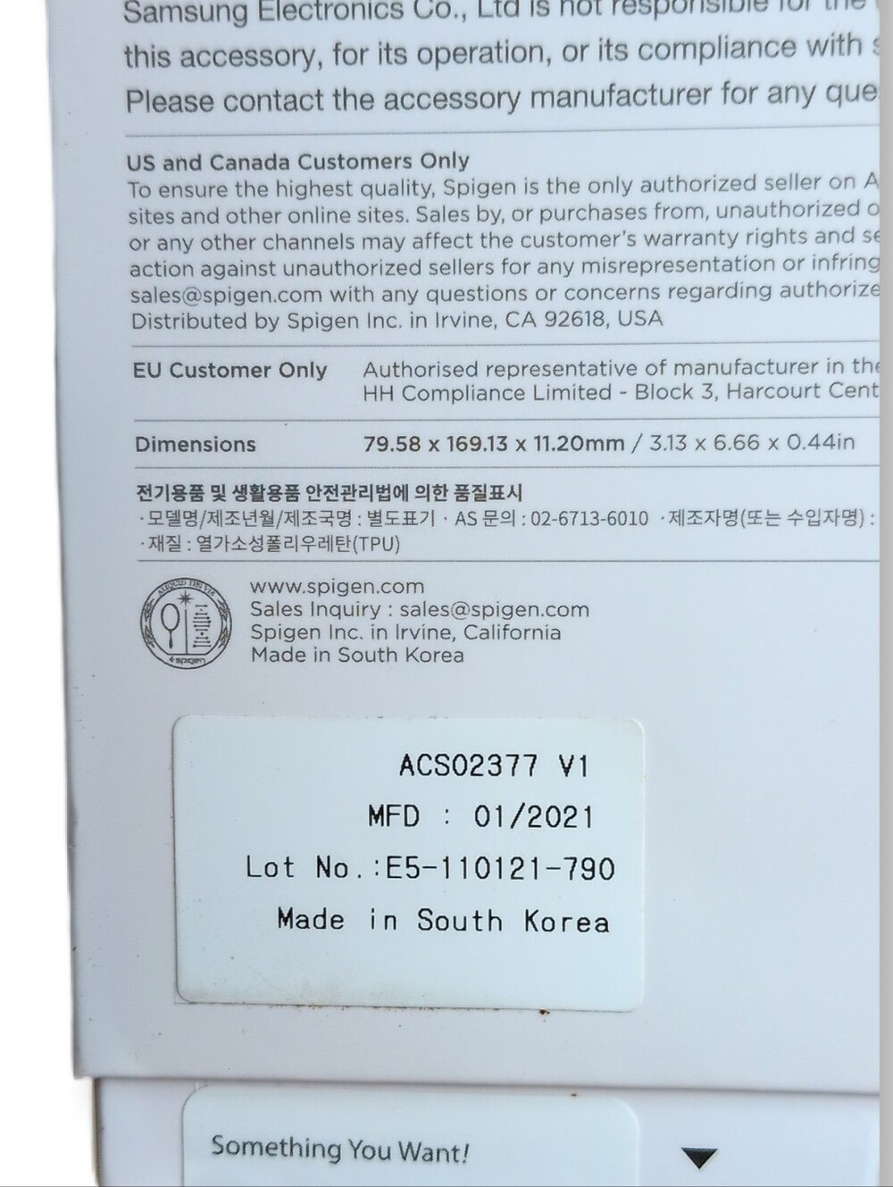 Spigen Core Armor Matte Black Samsung Galaxy S21 Ultra 5G Case NIB MIL-STD Cert - Picture 6 of 6